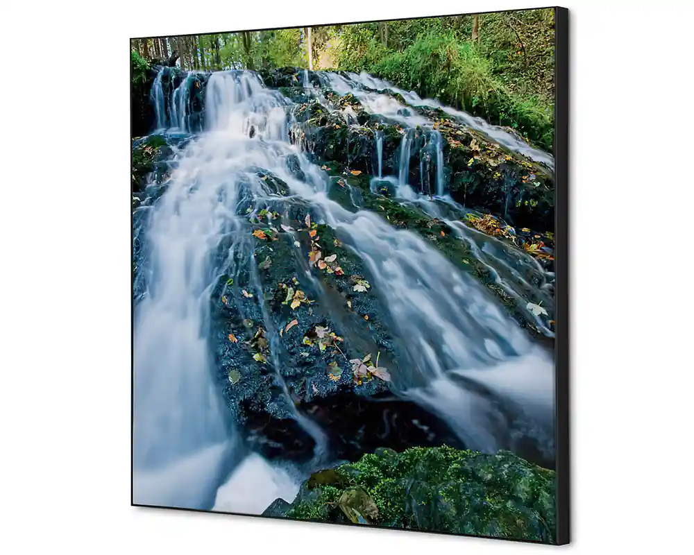 Aanbieding Wanddecoratie waterbron bos - 400x400mm