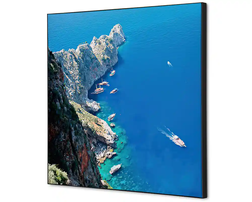 Shop Nu Wanddecoratie zee en rotsen - 400x400mm