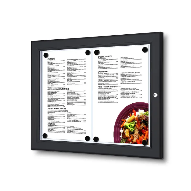 Op = Op Buiten Menubord Zwart - 2xA4