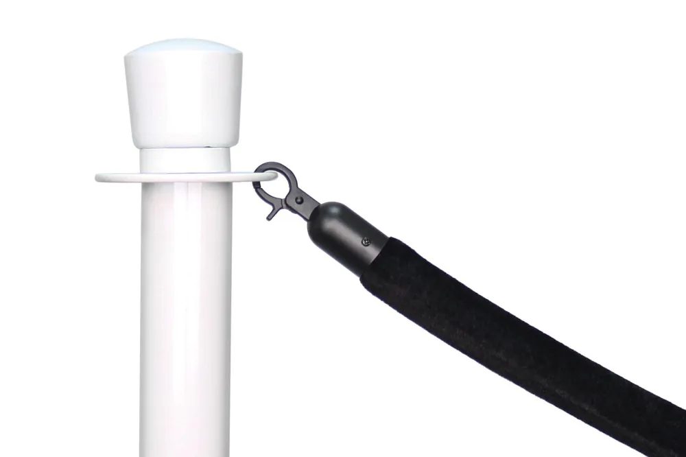 Fluweel Afzetkoord - 150cm - Zwart Laatste Versie
