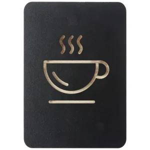 Shop Nu Pictogrambord koffie zwart