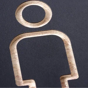Veilige Betaling Pictogrambord man zwart