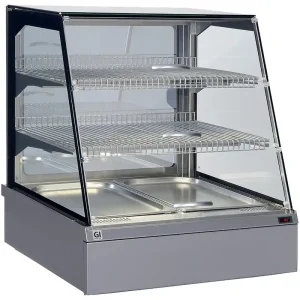 Nieuw Zelfbedienings warmhoudvitrine 2x GN1/1 - 746x717x(h)845mm