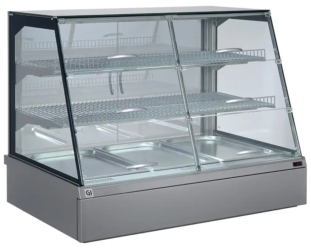 Actieprijs Zelfbedienings warmhoudvitrine 3x GN1/1 - 1076x717x(h)845mm