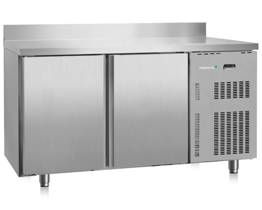 Marecos Softline koelwerkbank - 2 deurs+spatrand - 1500x700x(h)850mm Dagaanbieding