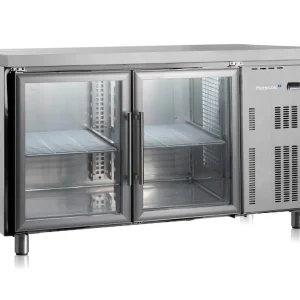 Snelle Levering Marecos Softline koelwerkbank - 2 glasdeuren - 1500x700x(h)850mm