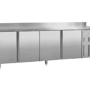 Marecos Softline koelwerkbank - 4 deurs+spatrand - 2500x600x(h)858mm Hoge Kwaliteit