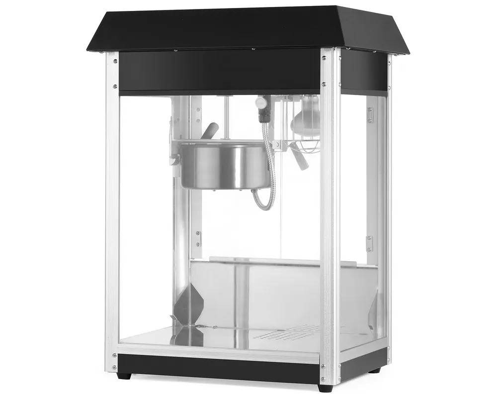 Beste Prijs Popcornmachine - Met Verlichting - Zwart