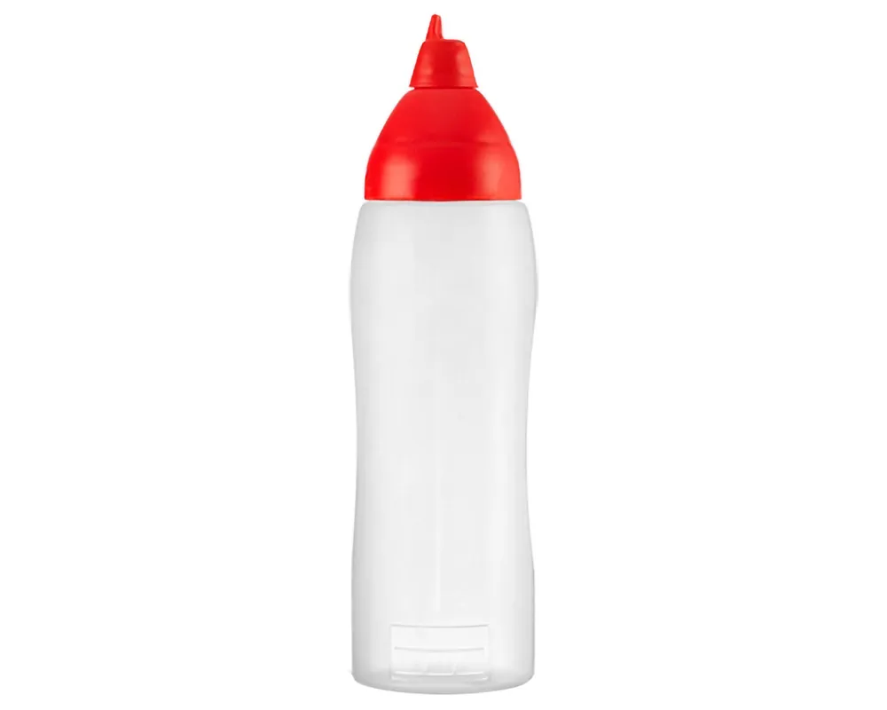 Beste Prijs Doseer knijpfles 75cl - Rode dop