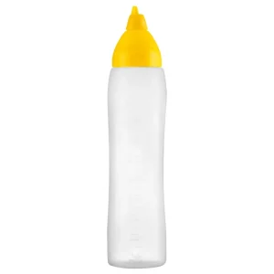 Rechtstreeks Van De Fabrikant Doseer knijpfles 100cl - Gele dop