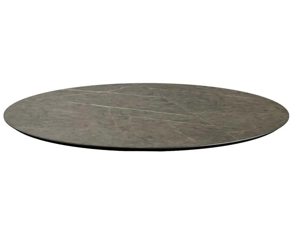 Tafelblad HPL Midnight Marble Ø70cm Finale Uitverkoop