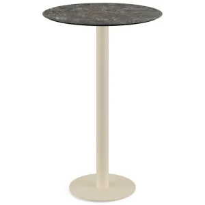 Direct Beschikbaar Urban statafel zand frame + Galaxy Marble HPL tafelblad Ø70cm