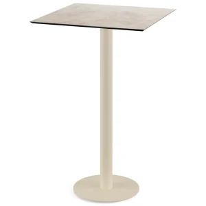 Urban statafel zand frame + Moonstone HPL tafelblad 70x70cm Express Levering