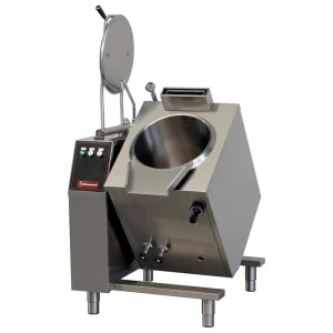 Kantelbare gas kookketel 50L - Indirecte verwarming - 800x850x(h)900mm Direct Verzonden