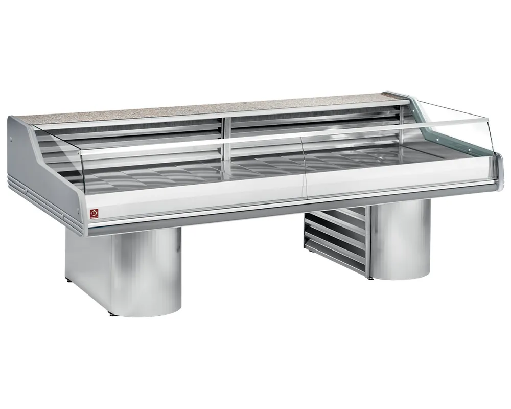 Shop Nu Gekoelde toonbank self-service - 2500x1195x(h)1000mm
