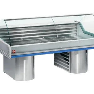 Koeltoonbank met gebogen ruit - 2500x1195x(h)1175mm Hoge Kwaliteit