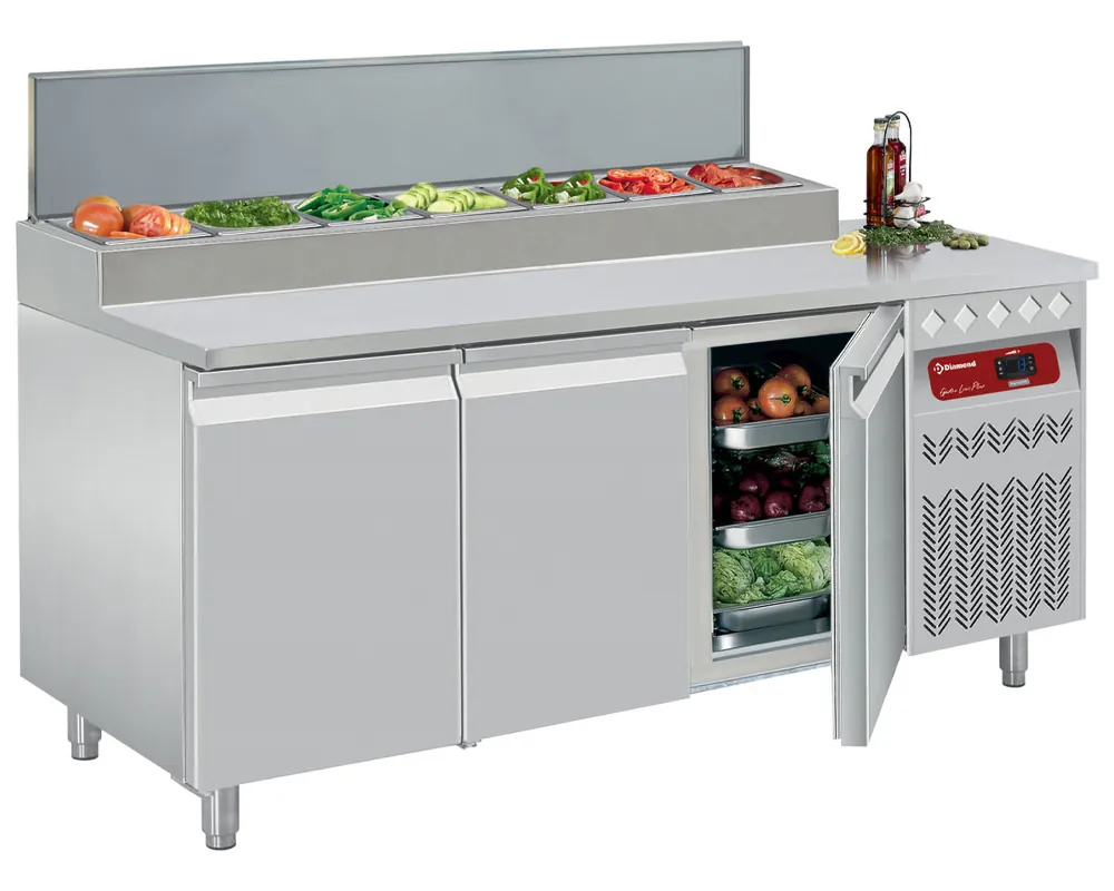 Nu Kopen Pizzawerkbank 3 deurs 1/1GN - Opzet 7x 1/6GN