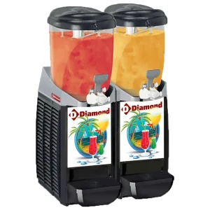 Nu Kopen Slush ijs dispenser - Granita/sorbet machine 2x 5,5L