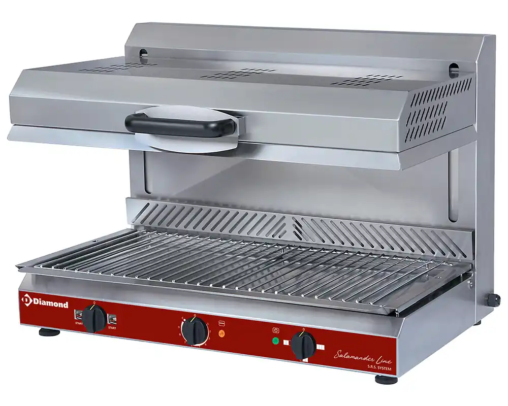 Lage Prijs Vitrokeramische salamander met lift - 400V