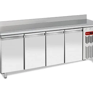 Uitverkoop Vrieswerkbank 4 deuren 1/1GN - Met spatrand