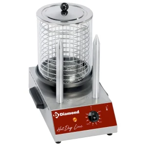 Voordeelprijs Hot-Dog / worstwarmer met glazen container