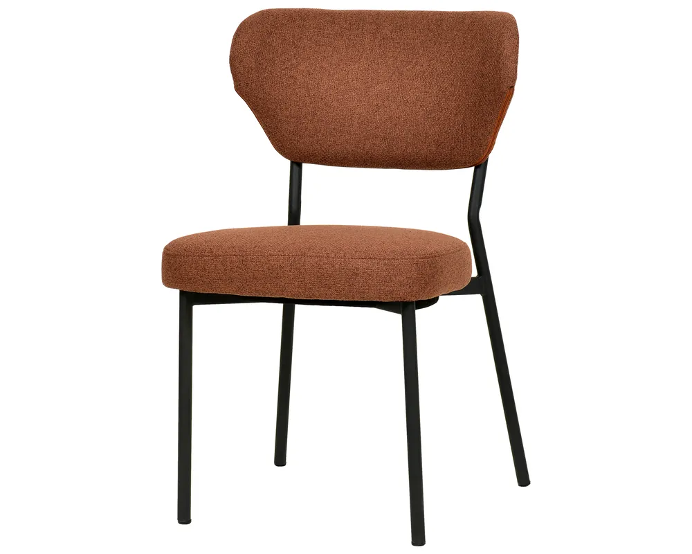 Dagaanbieding Duko stapelbare stoel - Bruin