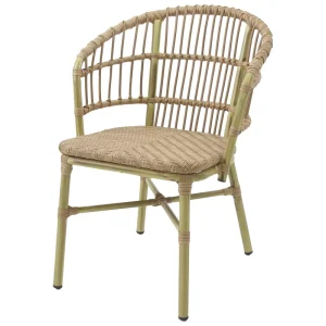 Betaalbaar Cornet bistrostoel - Rotan - Bamboo naturel