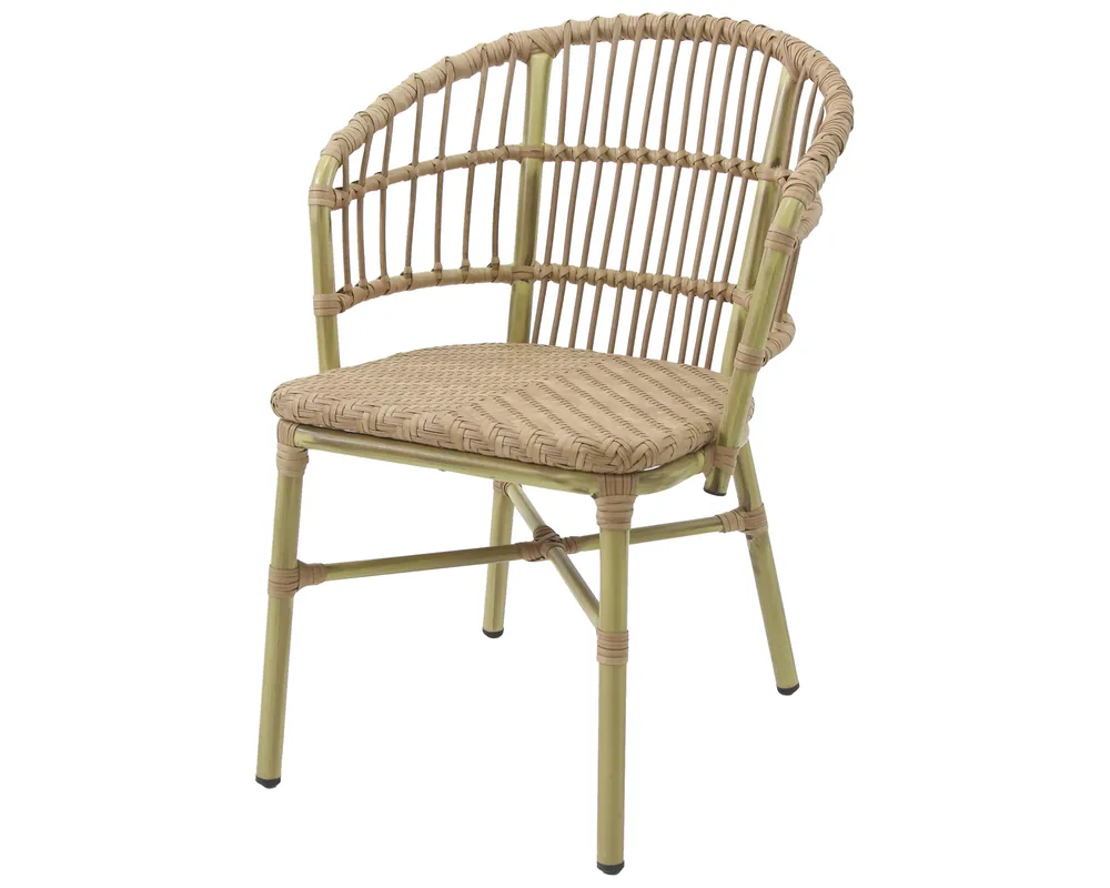 Betaalbaar Cornet bistrostoel - Rotan - Bamboo naturel