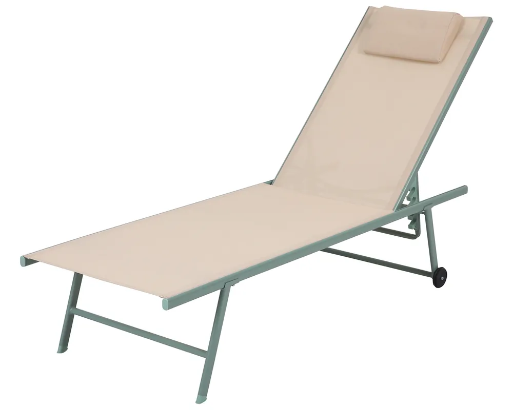 Travis Ligbed - Groen/beige Superprijs