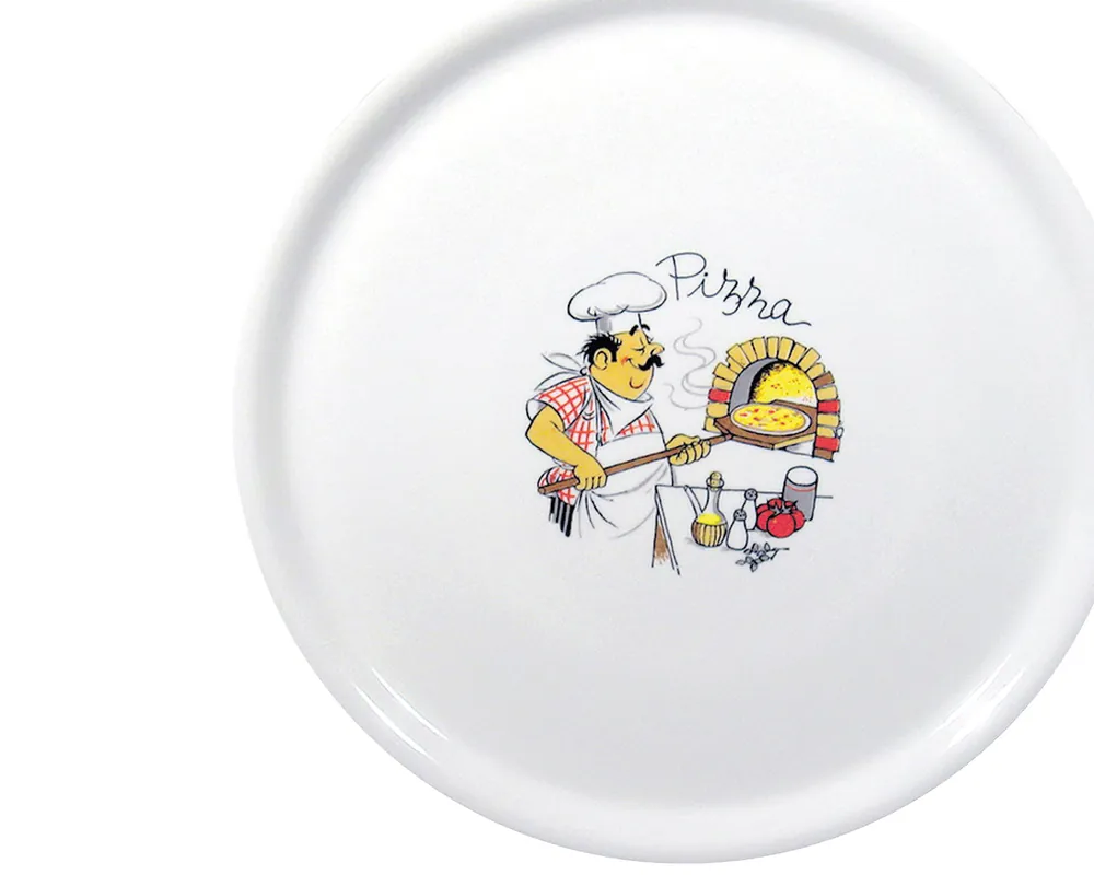 Pizzabord Traditional - ø310x(h)17mm - 6 stuks Nieuw