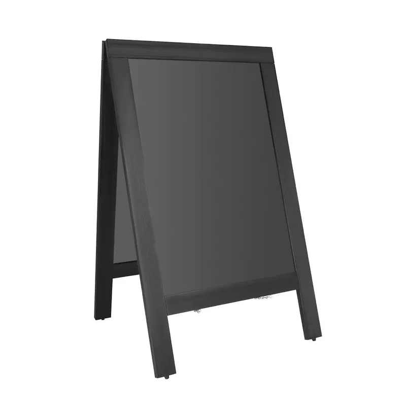 Snelle Levering Olympia stoepplank zwart houten frame 700x1200mm