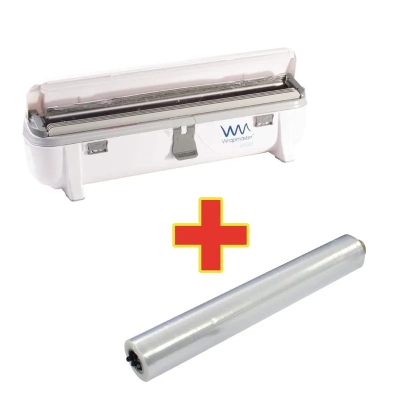 Speciale aanbieding Wrapmaster 4500 dispenser en 3 x 300 m vershoudfolie Hete Deal