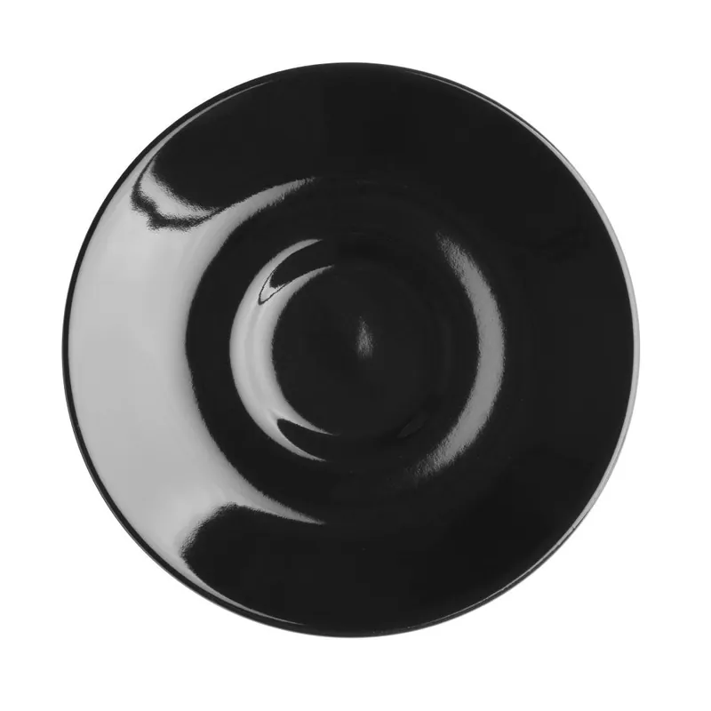 Olympia cafe espresso schoteltje zwart (12 stuks) Merkproduct