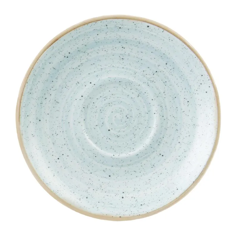 Churchill Stonecast cappuccino schotels blauw 185mm (12 stuks) Koop Vandaag