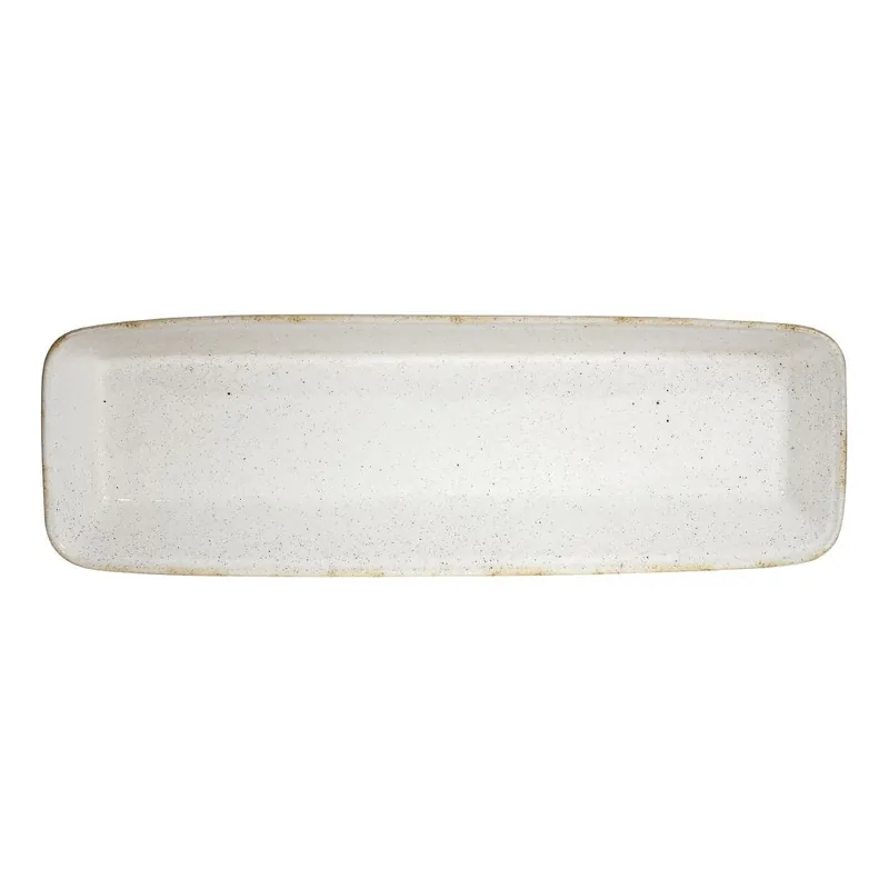 Betrouwbaar Churchill Stonecast Hints rechthoekige ovenschalen wit 160 x 530mm (2 stuks)