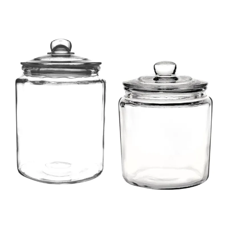 Speciale Aanbieding Olympia Biscotti Glazen Potten Set 6,3l en 3,8l