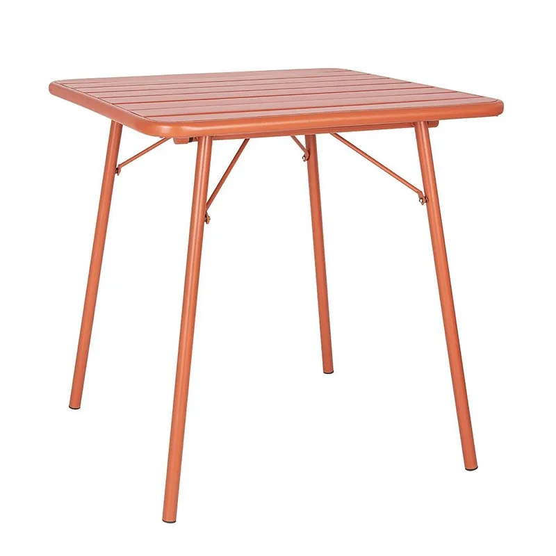 Bolero Terracotta vierkante stalen lattentafel - 700 mm Beperkte Voorraad