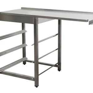SARO afvoertafel voor vaatwasser rechts, 1 bak, 1200 mm Meest Verkocht