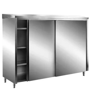 Beste Prijs SARO RVS opbergkast, AISI 430,schuin dak, 1400x700