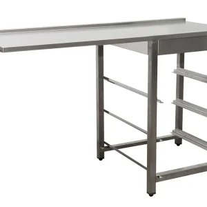 SARO afvoertafel voor vaatwasser links, 1 bak, 1600 mm Aanbieding