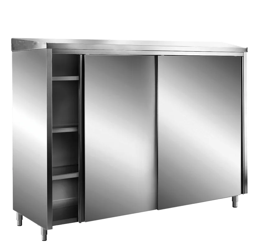 SARO RVS opbergkast, AISI 430,schuin dak, 1000x600 Alleen Vandaag