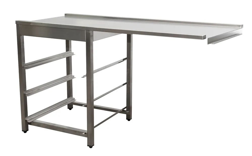 Speciale Aanbieding SARO afvoertafel voor vaatwasser rechts, 1 bak, 1600 mm