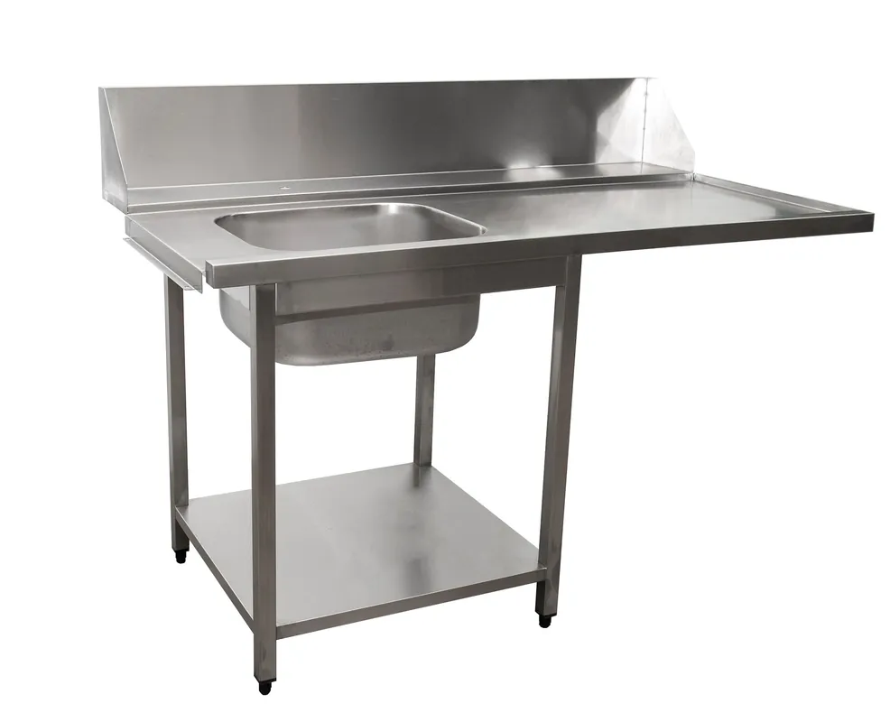 Lage Prijs SARO aanvoertafel voor vaatwasser links, 1 bak, 1600 mm