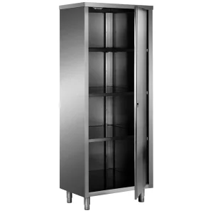 Tijdelijk Beschikbaar Opbergkast RVS AISI 304 - Met klapdeur - 500x600x(h)2000mm