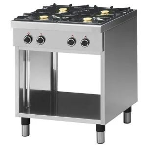 Speciale Aanbieding Gasfornuis 4-pits - Modular - Open onderkast - 65x70cm