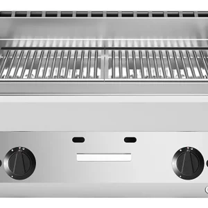 Lavasteengrill Modular - Aardgas - Spijlenrooster - 65x70cm Betrouwbaar