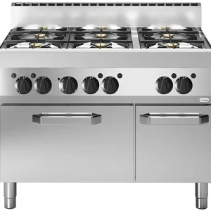 Gasfornuis 6-pits - Elektrische heteluchtoven - Modular - 65x110cm Aanbieding