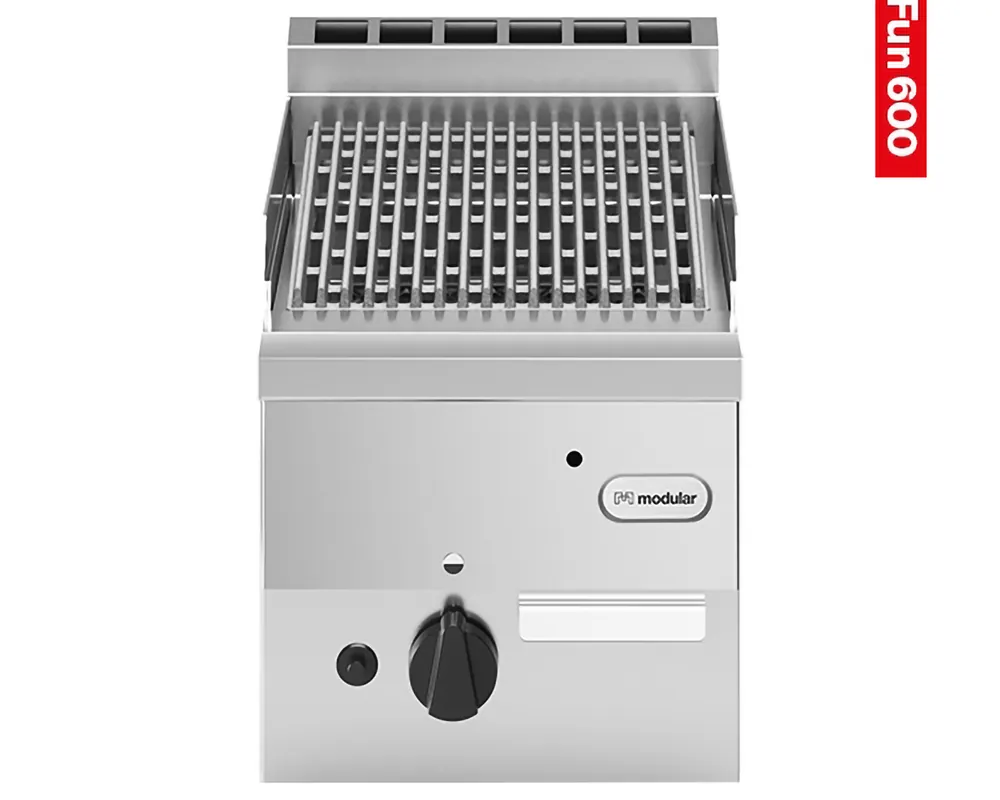 Finale Uitverkoop Lavasteengrill Modular - Propaangas - 60x30cm
