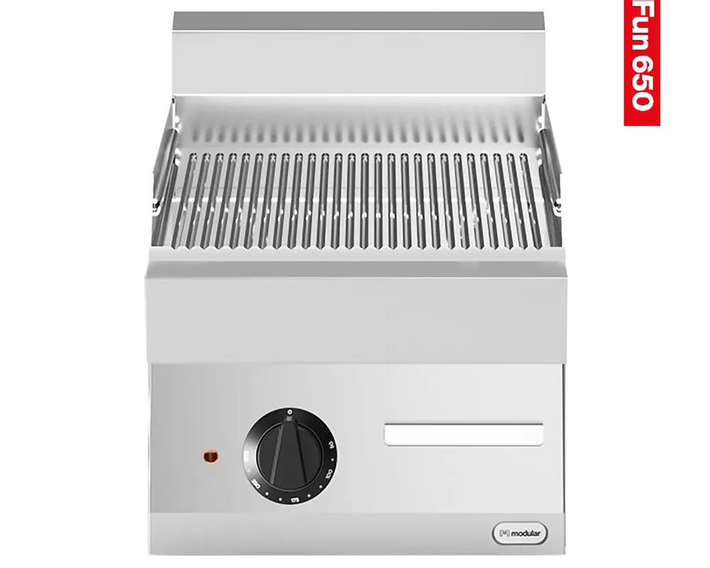 Modular bakplaat geribd - Elektrisch 400V - 65x40cm Koop Online