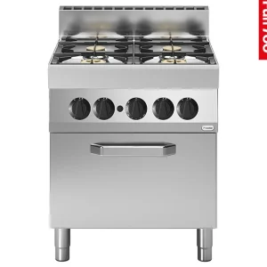 Hoge Kwaliteit Fornuis met oven Modular - 4-pits - Aardgas - 70x70x99cm